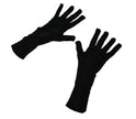 paire de gants noir 33cm