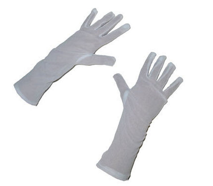 paire de gants blancs 33cm