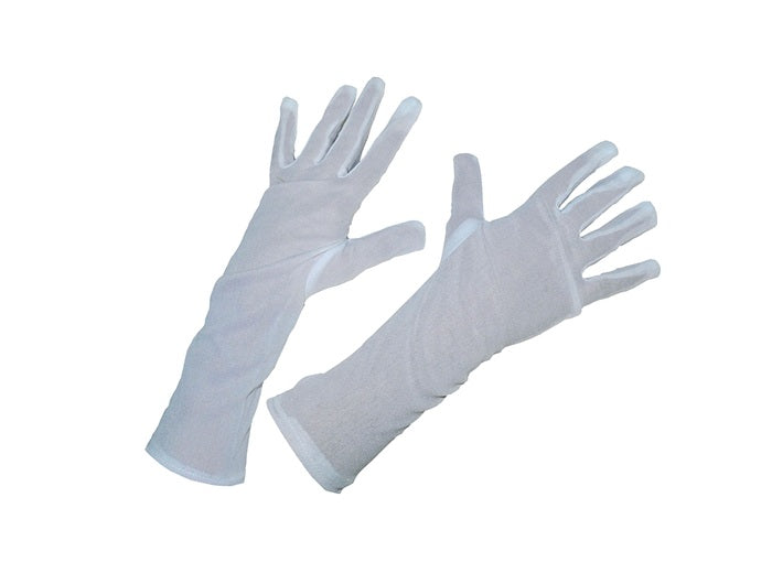 paire de gants blancs 33cm