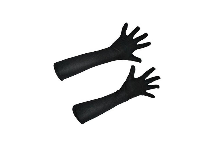 paire de gants long noir 32cm