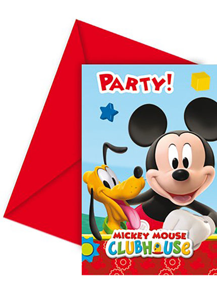 Lot d'invitations Mickey Mouse Clubhouse