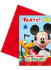Lot d'invitations Mickey Mouse Clubhouse