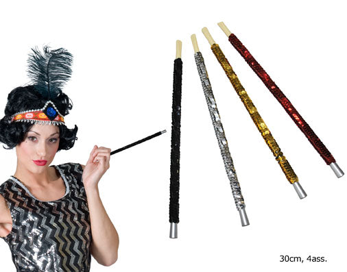 fume cigarette à sequins 30cm