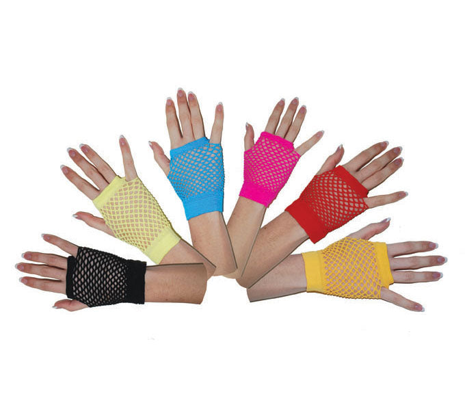 paire de mitaines filet court rouge