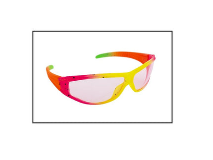 lunettes gag fluo motif tutti frutti multicolore enfant