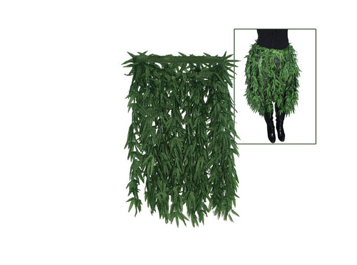 jupe feuilles vertes 60cm