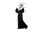 déguisement gag de religieuse 4pcs pour homme taille xl