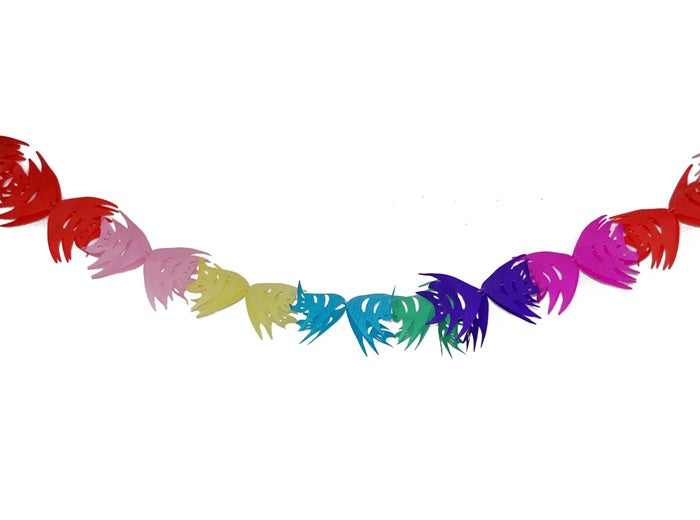 guirlande motifs poissons multicolores 3.6m