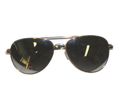 lunettes aviateur chromées