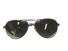 lunettes aviateur chromées