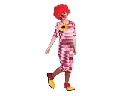 déguisement maillot de bain clown rouge adulte unisexe taille l