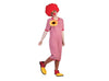 déguisement maillot de bain clown rouge adulte unisexe taille l