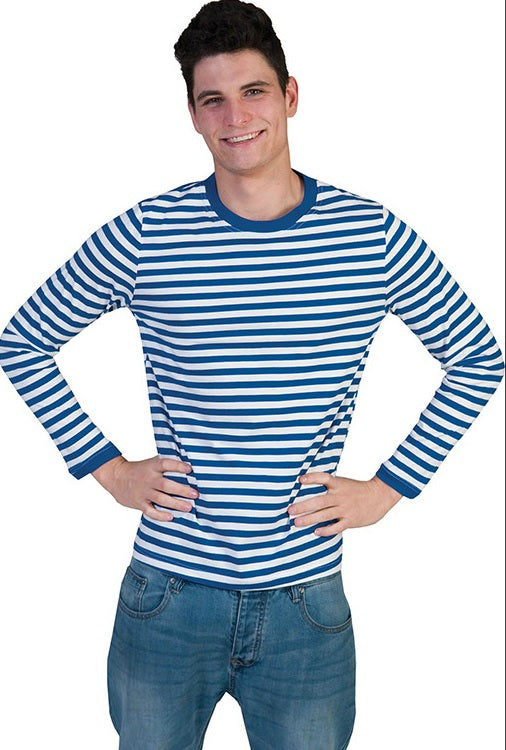 marinière bleu et blanc homme taille m
