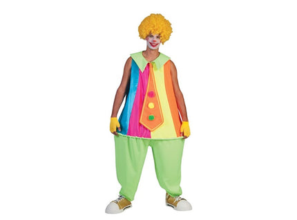combinaison de clown avec cravate homme taille unique