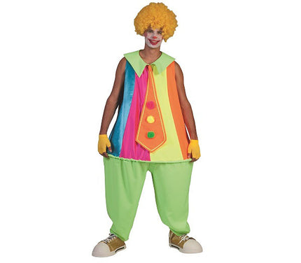 combinaison de clown avec cravate homme taille unique