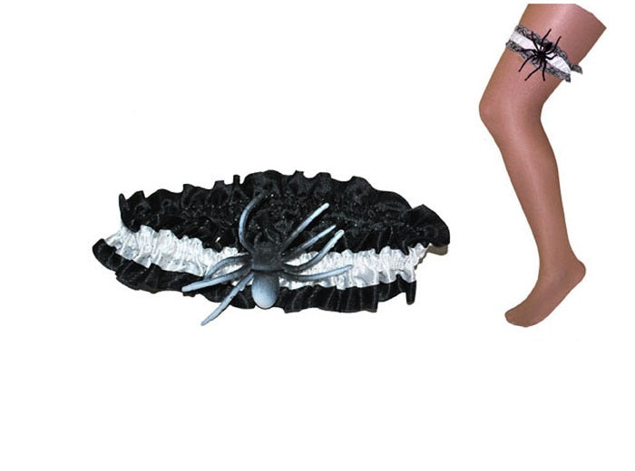 jarretelle avec araignée