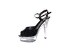 paire de chaussures pour femme à talon noir pointure 42-43