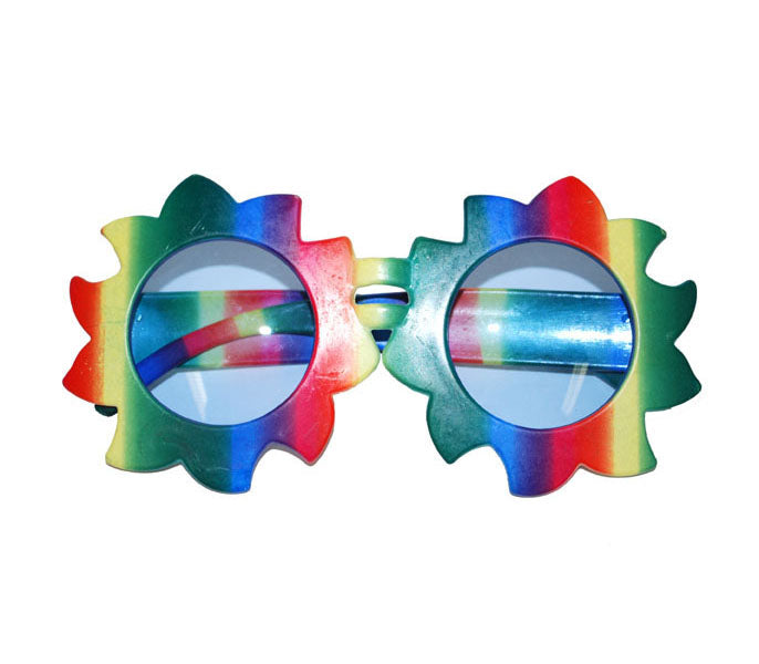 lunettes gag fleur multicolore