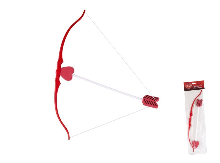 arc de cupidon avec 1 flèche coeur