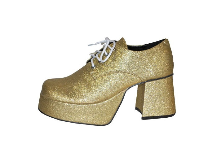 paire de chaussures à talon & paillettes or pointure 42-43