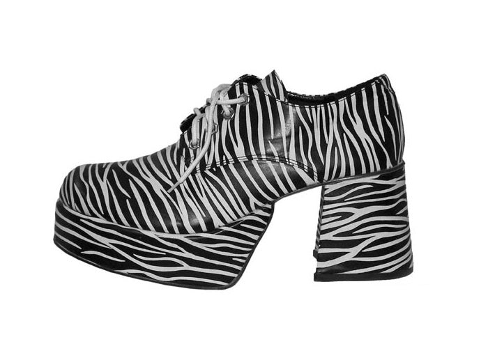 paire de chaussures compensées zébre pointure 42-43