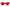 lunettes coeur rouge avec strass 16cm