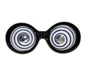 lunettes gag spirales noir