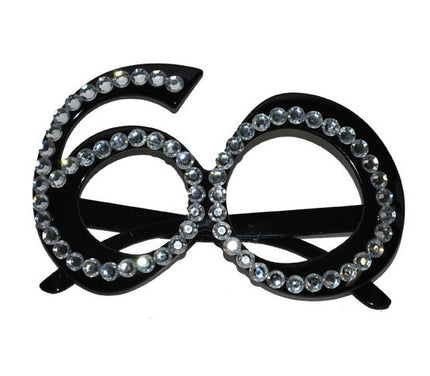 lunettes avec strass 60 ans