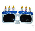 lunettes gag gateau anniversaire bleu