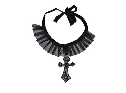 collier gothique de sorcière noir