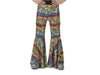 pantalon pattes d''éléphant multicolore homme taille l/xl