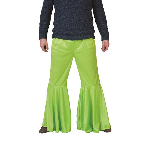 pantalon pattes d''éléphant vert homme taille xxl