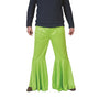 pantalon pattes d''éléphant vert homme taille m/l