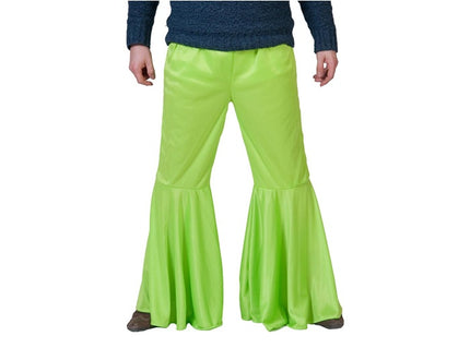 pantalon pattes d''éléphant vert homme taille m/l