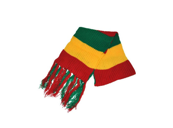 écharpe de clown rouge jaune vert new 1m20