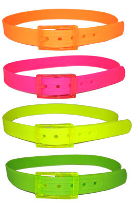 ceinture plastique fluo vert