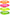 ceinture plastique fluo rose