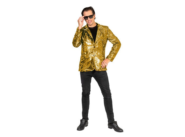 veste à sequins or homme taille xxl/xxxl