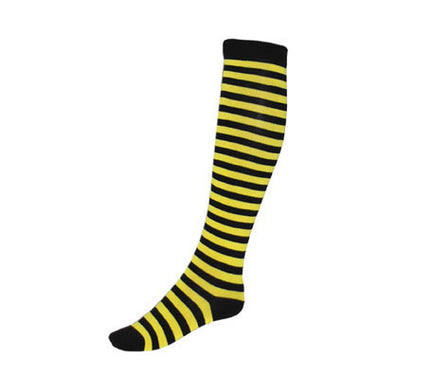 paire de chaussettes abeille jaune et noir 53cm