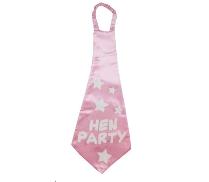cravate jumbo party rose 65cm