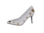 paire de chaussures à talon blanche & étoiles pointure 36-37