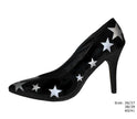 paire de chaussures à talon noir & étoiles pointure 36-37