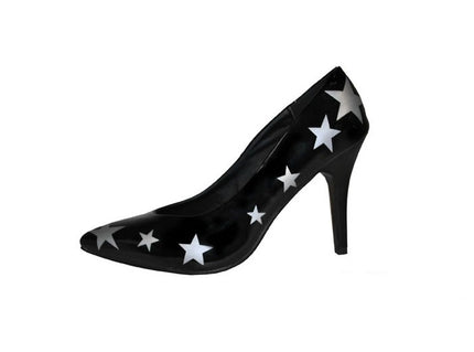 paire de chaussures à talon noir & étoiles pointure 36-37