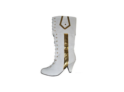 paire de bottes de pirate blanc pointure 40-41