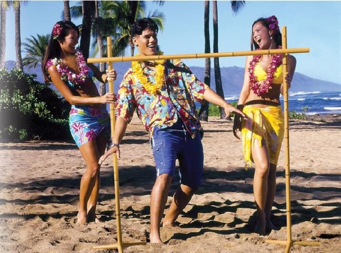 jeu de limbo tahitien 1.55x1.5m