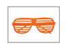 lunettes store fluo neon orange