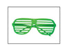 lunettes store fluo neon vert