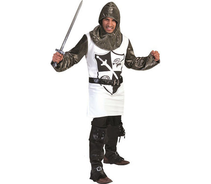 déguisement de chevalier blanc adulte taille xxl