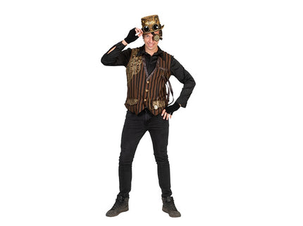 déguisement steampunk gilet homme taille l/xl