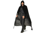 cape velours noire avec capuche adulte taille unique